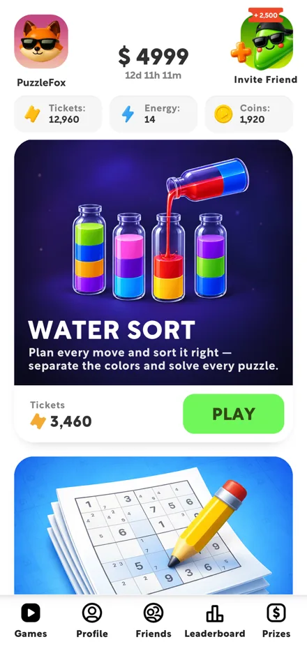 WePay games hub